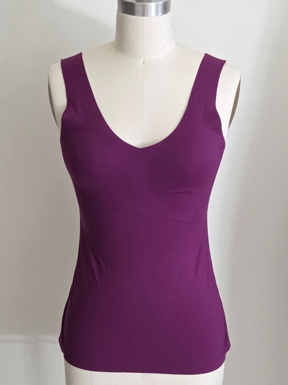 Knix LuxeLift Tank Top Plum Size S+ Built In Bra